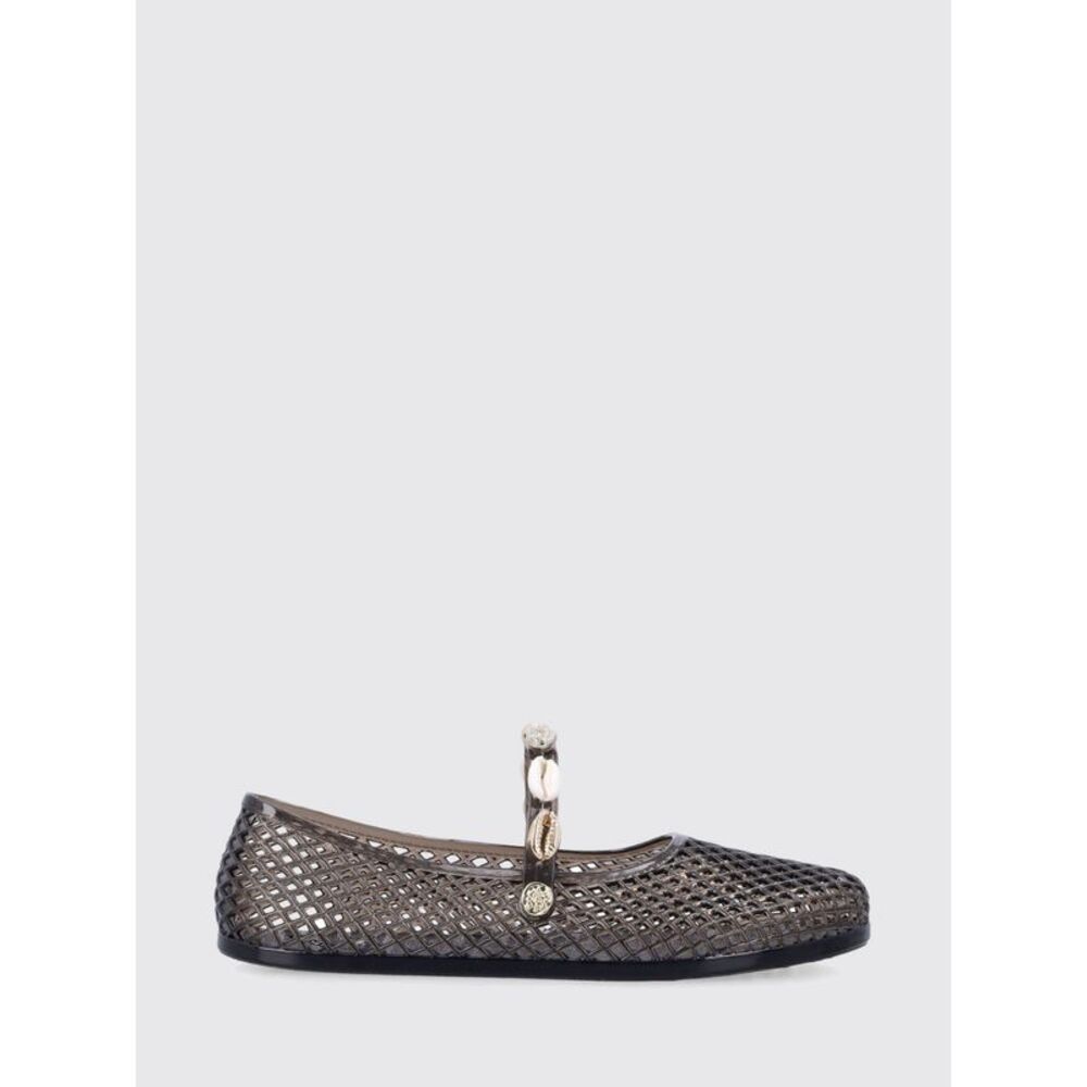 Ancient Greek Ballet Flat Woman Black